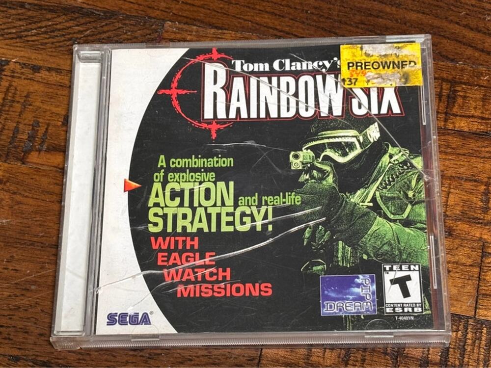 Tom Clancy Rainbow Six w Eagle Watch Missions Sega Dreamcast DC 2000